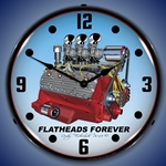 Flathead V8 LED Backlit Clock