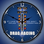 Drag Race LED Backlit Clock