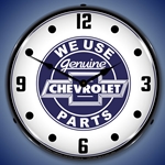 We Use Chevrolet Parts LED Backlit Clock