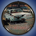 1962 Chevrolet Impala LED Backlit Clock