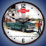 1958 Chevrolet Truck LED Backlit Clock