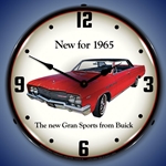 1965 Buick GS LED Backlit Clock