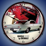 1966 Chevelle SS 396 RI LED Backlit Clock