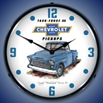 1955 Chevrolet Truck LED Backlit Clock