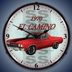 1970 El Camino LED Backlit Clock