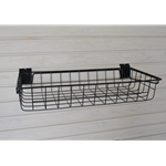 Shallow Wire Basket for Slatwall / storeWALL / Handiwall