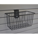 Locking Narrow Basket for HandiWall storeWALL Slatwall  Storage