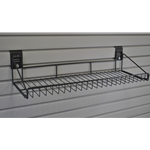 30in Shallow Wire Shelf for storeWALL HandiWALL Slatwall Storage