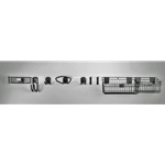 HandiWall Slatwall 82 inch Handi Rail  & Deluxe Storage Kit