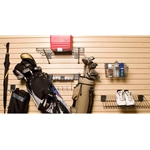 Golf Sports Hook Basket Accessory Kit for Slatwall Organization