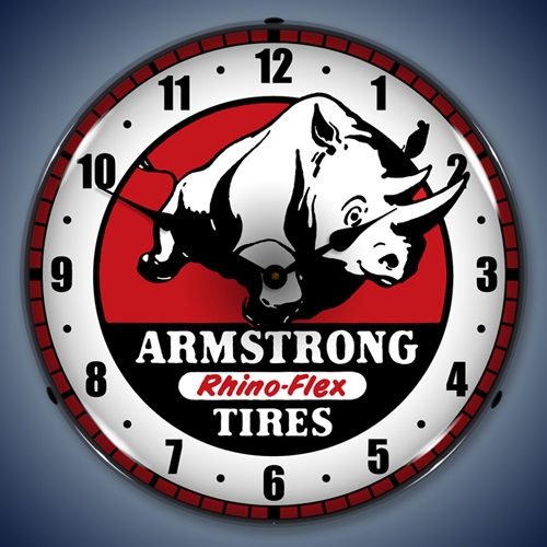 Armstrong Tire  LED Backlit Clock