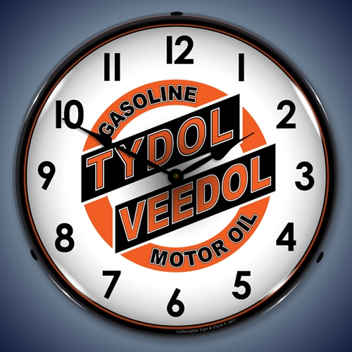 Tydol Veedol LED Backlit Clock