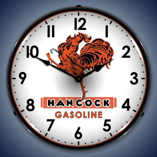 Hancock Gas LED Backlit Clock