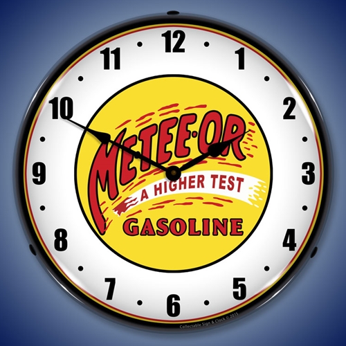 Meteeor Gasoline LED Backlit Clock