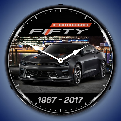 2017 Camaro 50th LED Backlit Clock