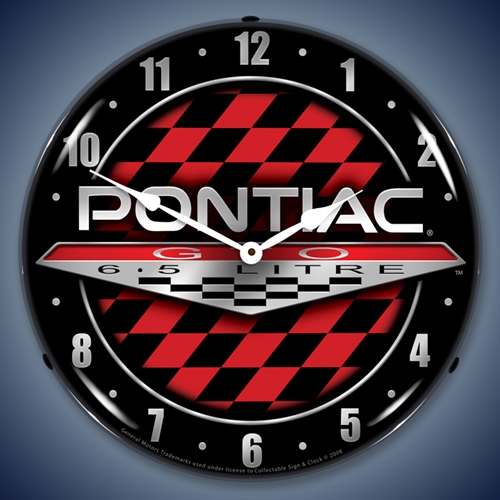 Pontiac GTO LED Backlit Clock