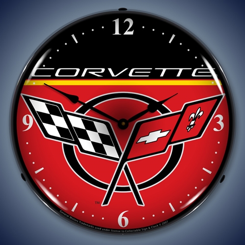 C5 Corvette LED Backlit Clock