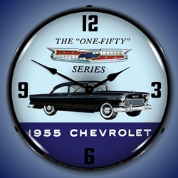 1955 Chevrolet One Fifty LED Backlit Clock
