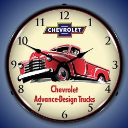 1953 Chevrolet Truck LED Backlit Clock