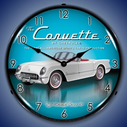 1953 Corvette LED Backlit Clock