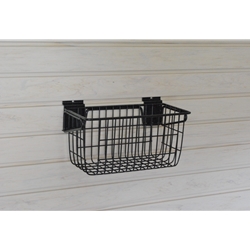 Narrow Wire Basket for for Slatwall / storeWALL / Handiwall