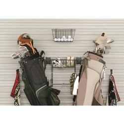 Golf Sports Hook Basket Accessory Kit for Slatwall