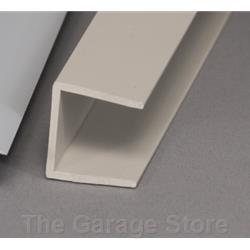 HandiWall Indented Edge Molding Slatwall Panel Trim