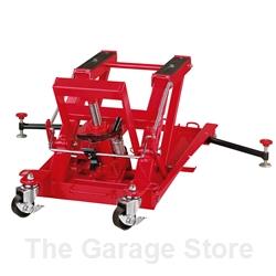 Atv Motorcycle Floor Service Jack 1 500lb Capacity Red